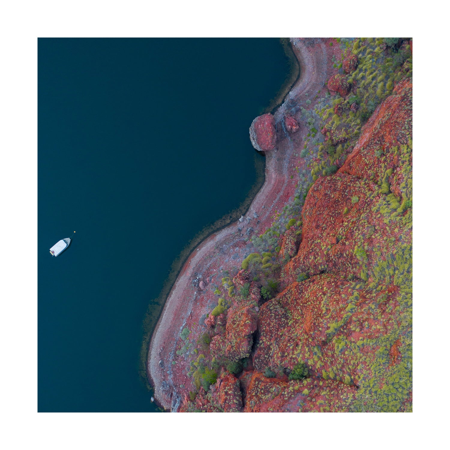 Lake Argyle Abstracts - Square Acrylic Print