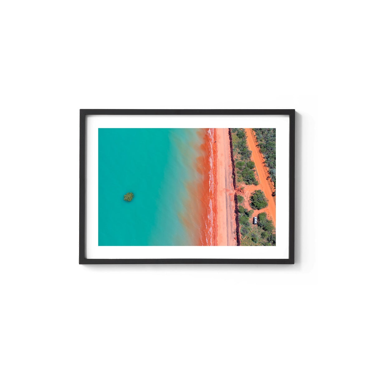 Roebuck Bay Aerial #3 - Framed Print