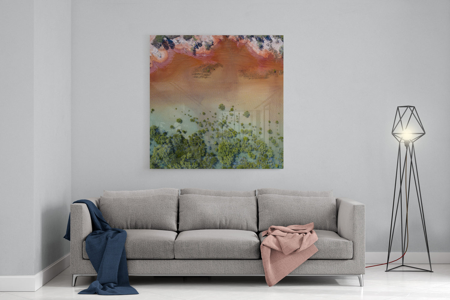 Entrance Point Abstracts #4 - Square Acrylic Print
