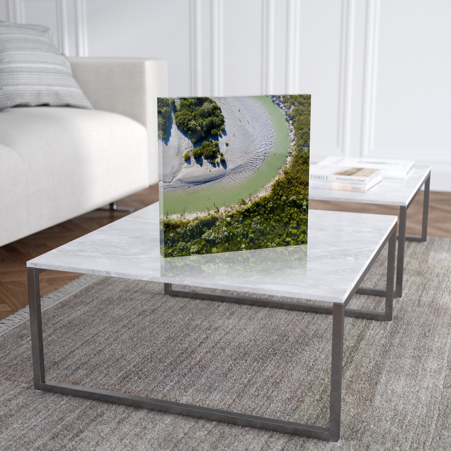 Willie Creek #2 - Square Acrylic ICE Block