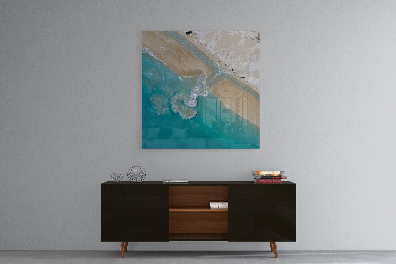 Coconut Well Patterns - Square Acrylic Print