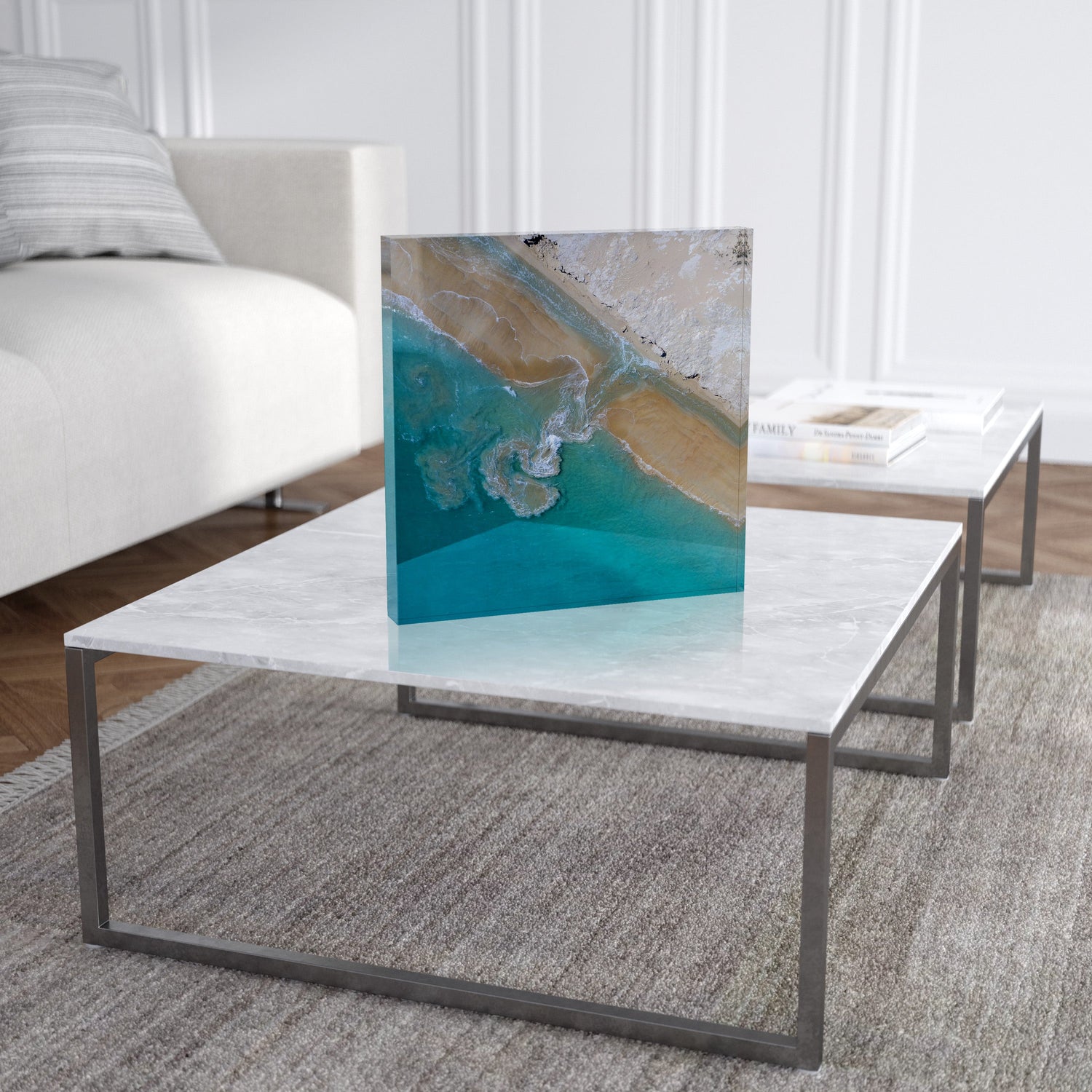 Coconut Well Patterns - Square Acrylic ICE Block