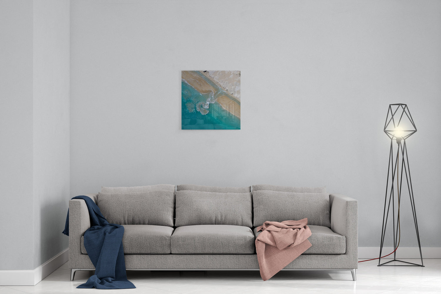 Coconut Well Patterns - Square Acrylic Print