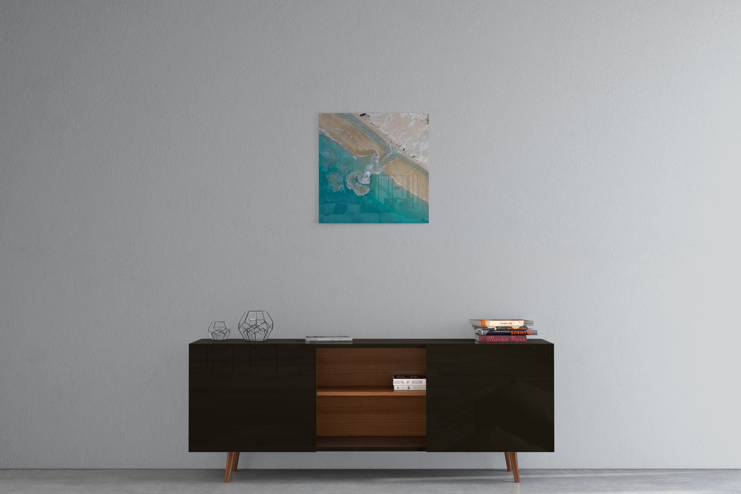 Coconut Well Patterns - Square Acrylic Print