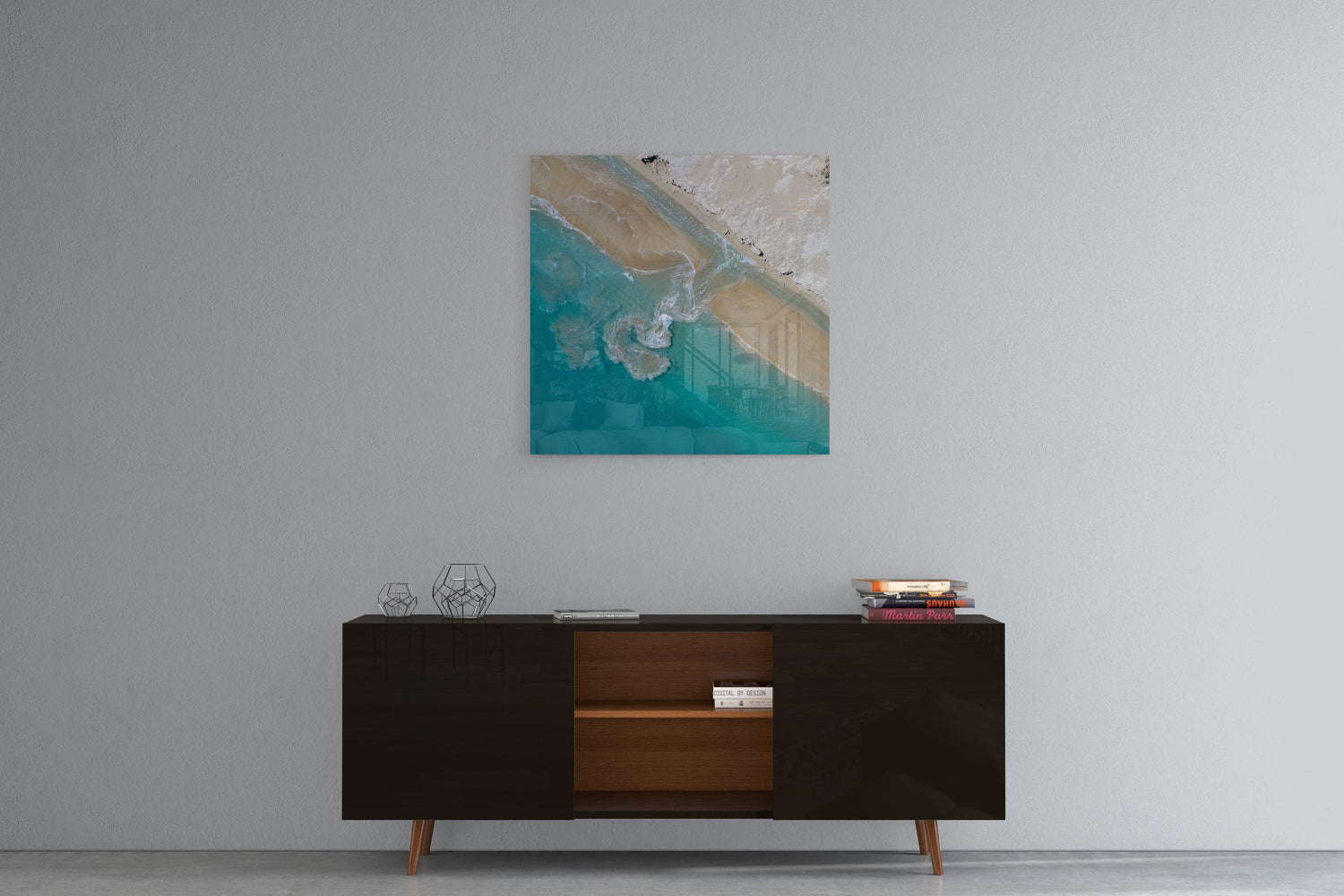 Coconut Well Patterns - Square Acrylic Print