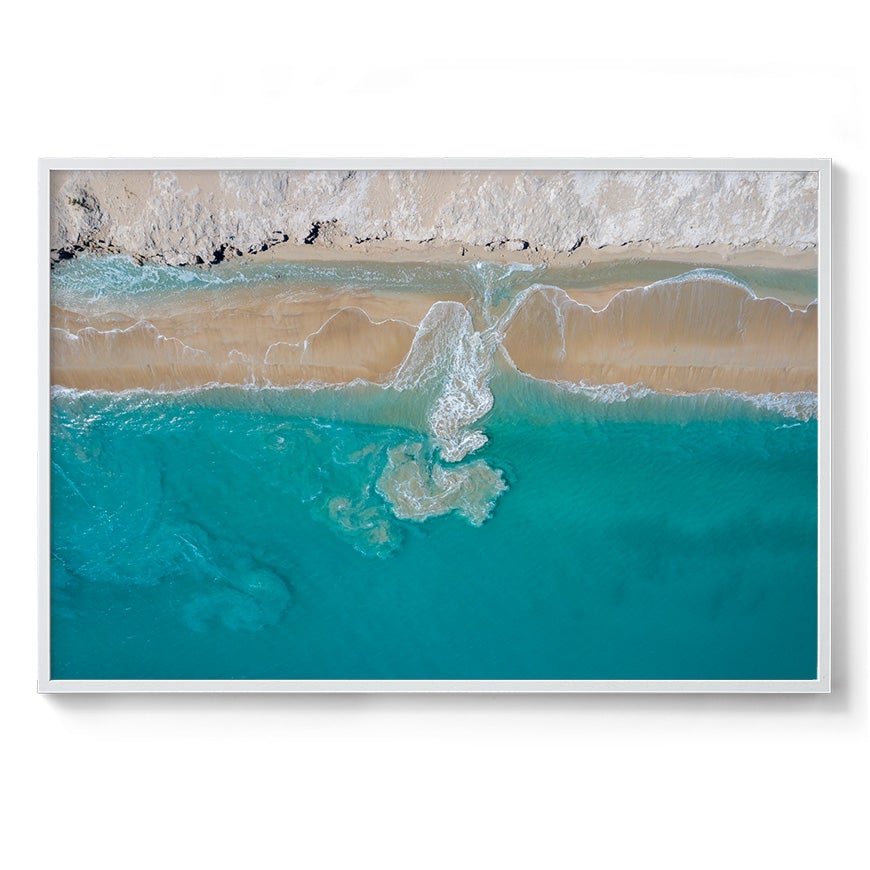 Coconut Well Patterns #2 - Framed Print