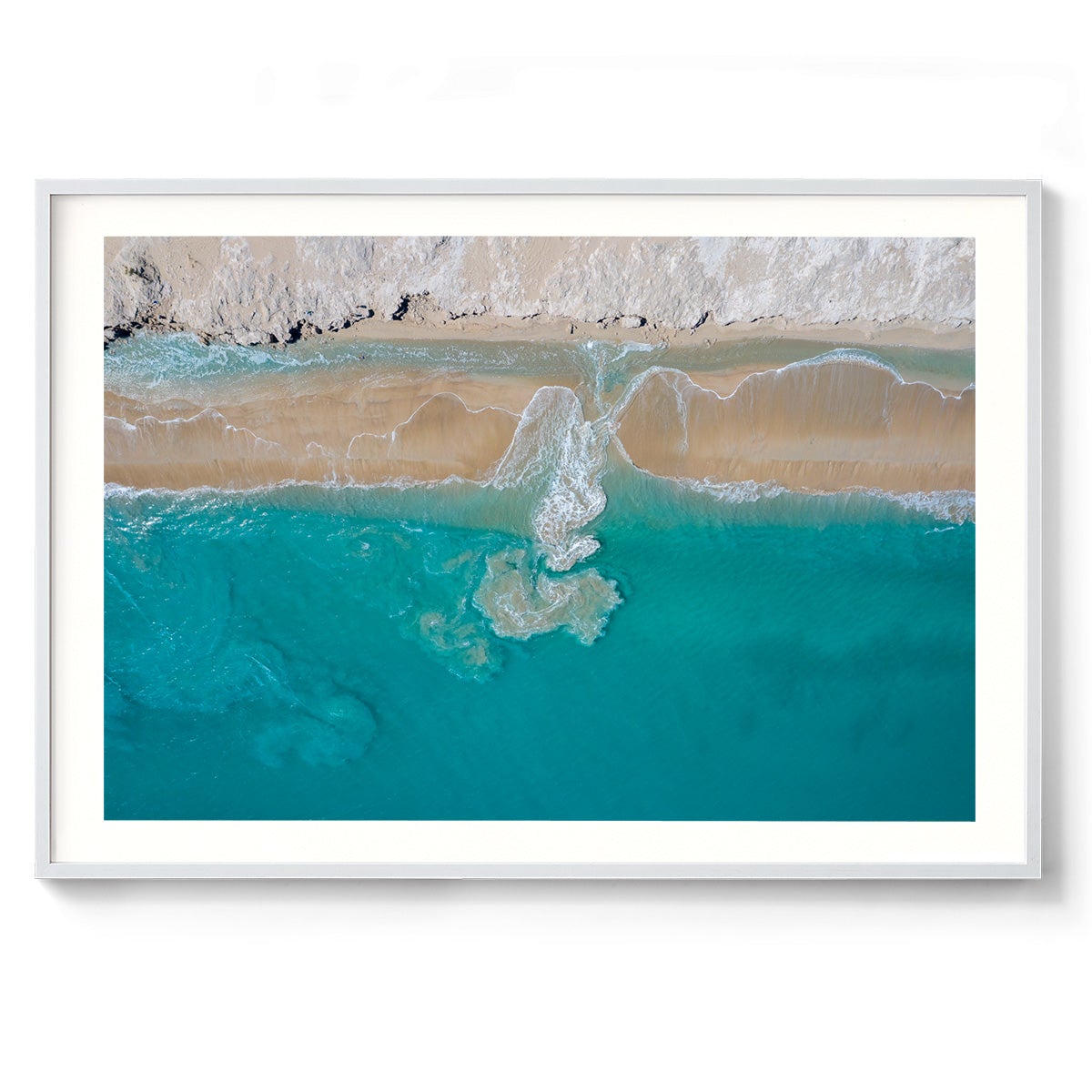 Coconut Well Patterns #2 - Framed Print