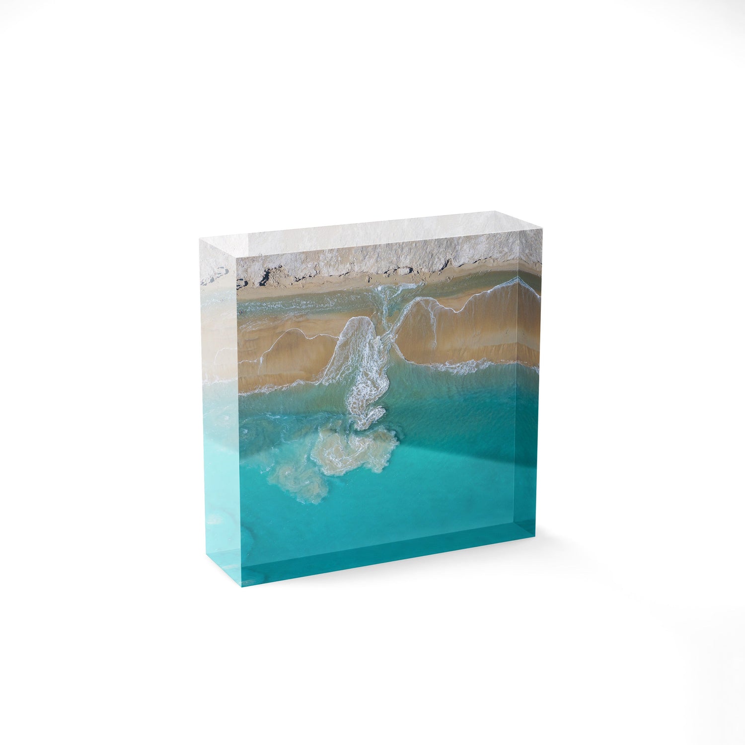 Coconut Well Patterns #2 - Square Acrylic ICE Block