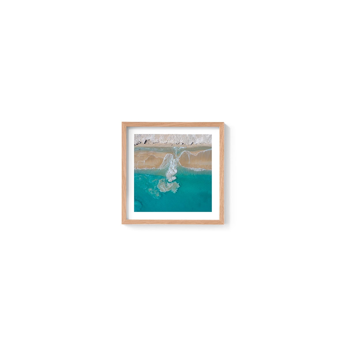 Coconut Well Patterns #2 - Square Framed Print