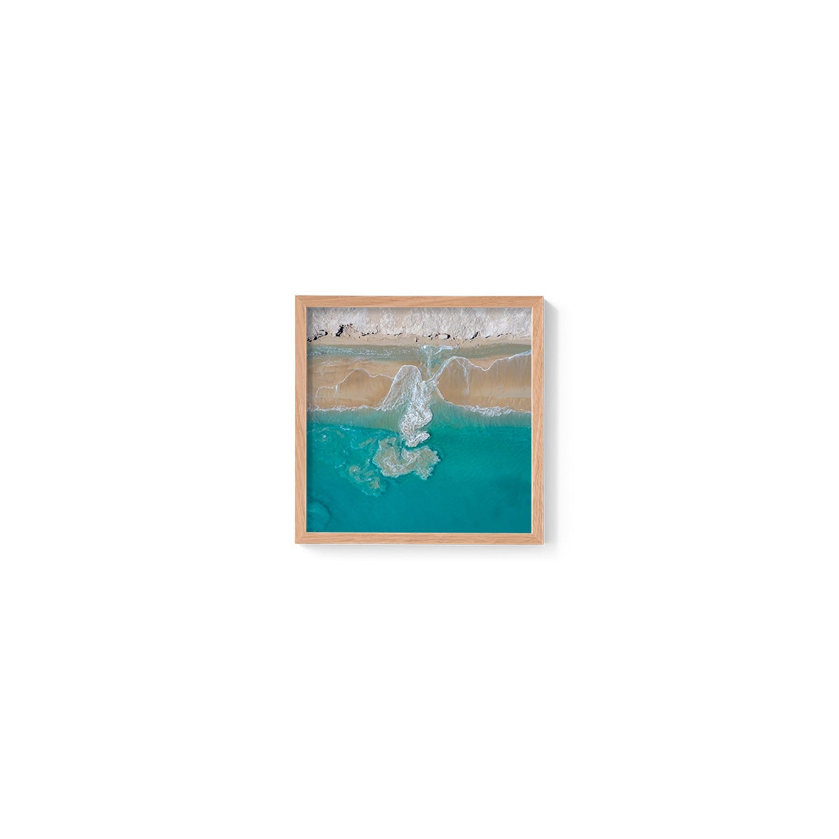 Coconut Well Patterns #2 - Square Framed Print