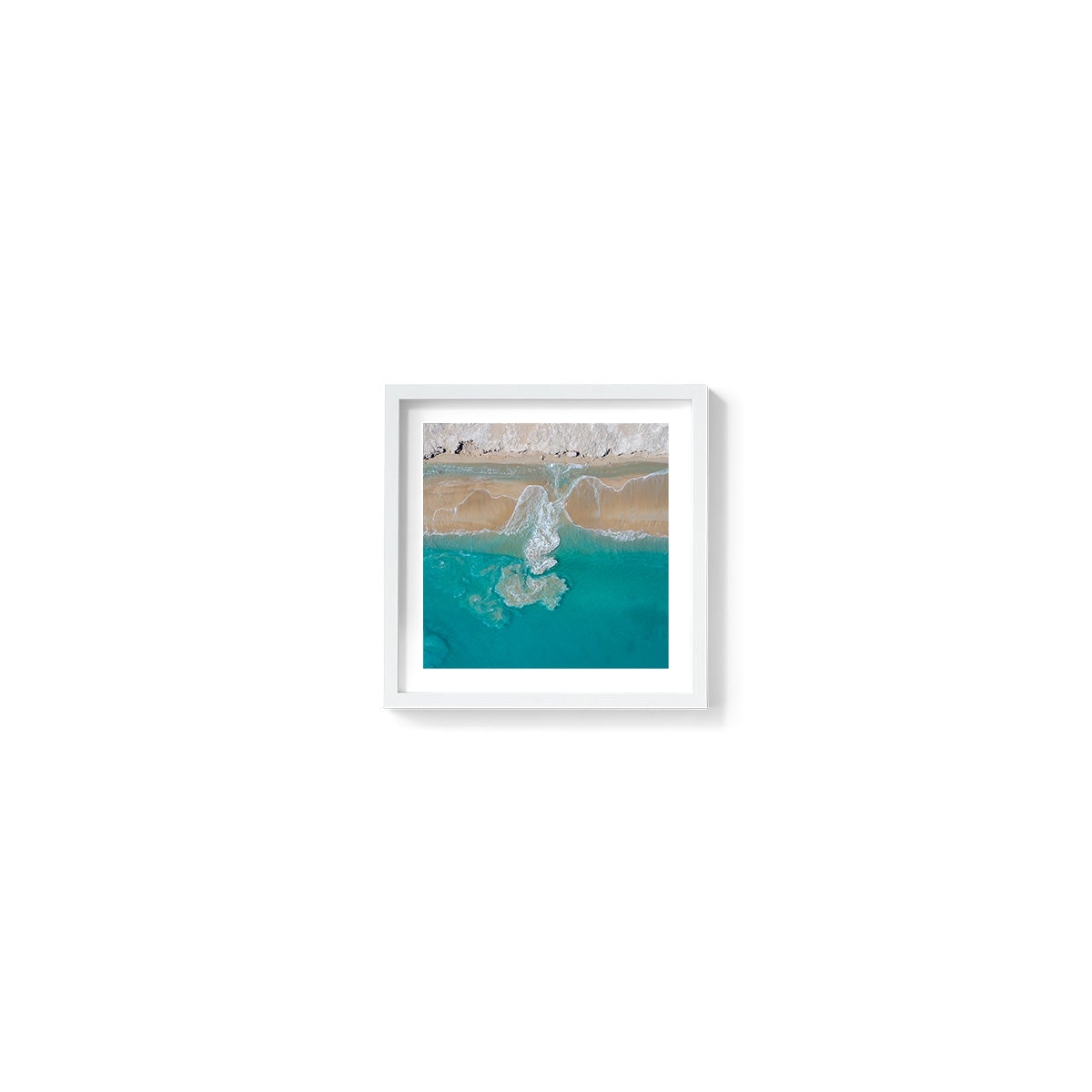 Coconut Well Patterns #2 - Square Framed Print