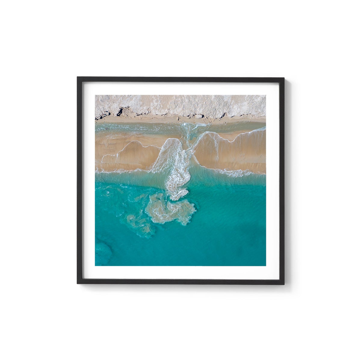 Coconut Well Patterns #2 - Square Framed Print