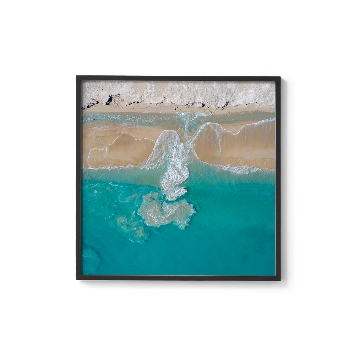 Coconut Well Patterns #2 - Square Framed Print