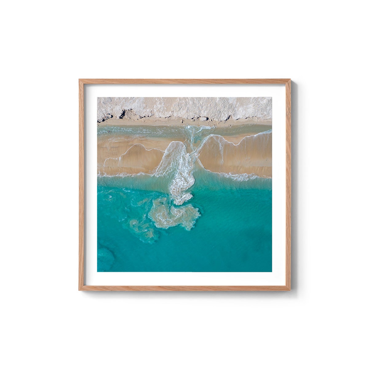Coconut Well Patterns #2 - Square Framed Print