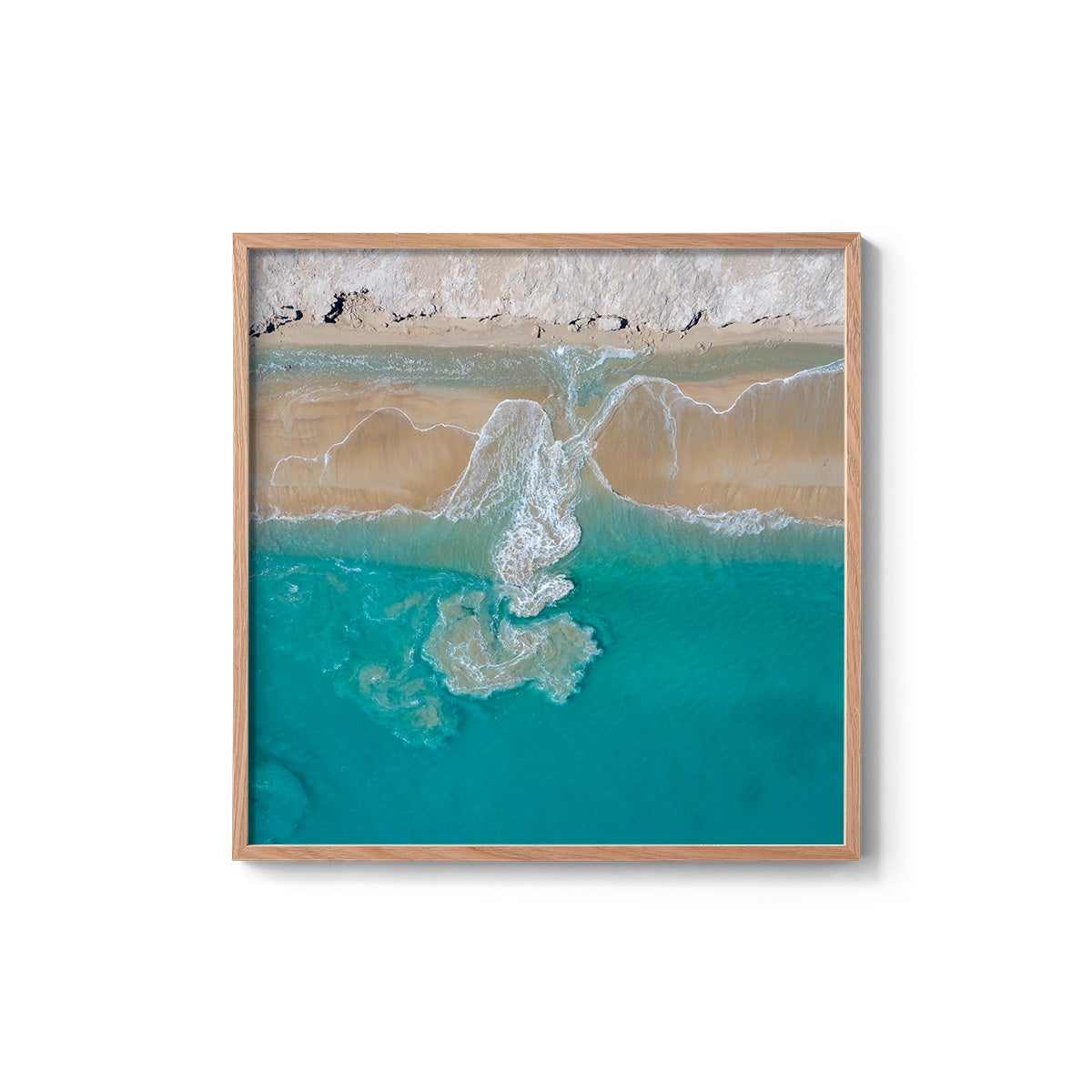 Coconut Well Patterns #2 - Square Framed Print