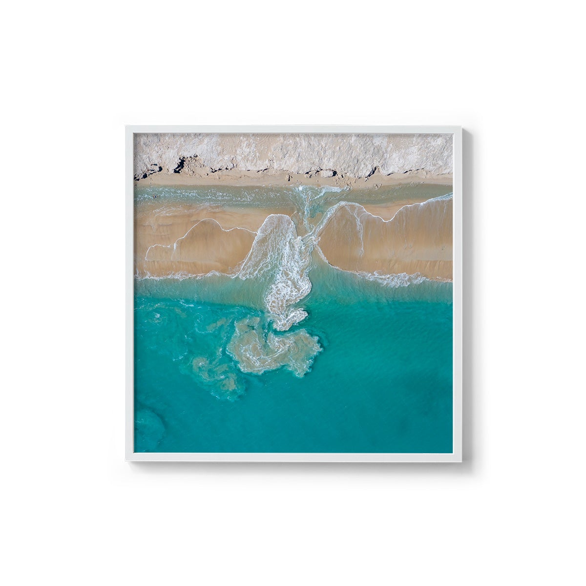 Coconut Well Patterns #2 - Square Framed Print