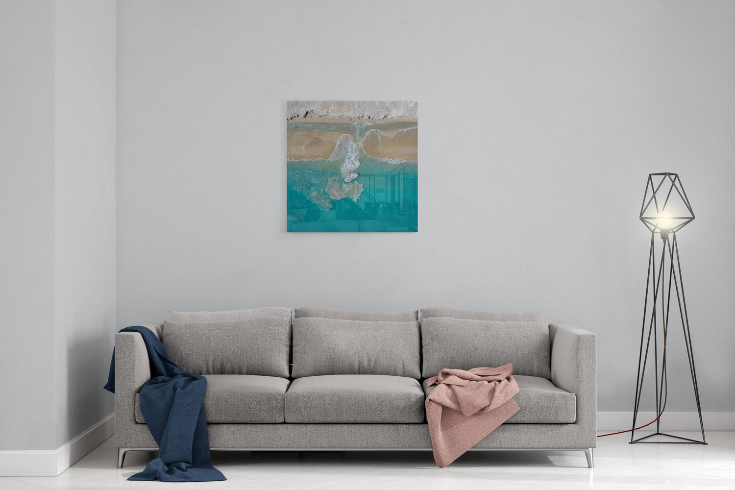 James Price Point Aerial #4 - Square Acrylic Print