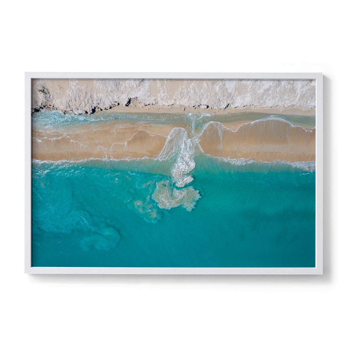 Coconut Well Patterns #2 - Framed Print