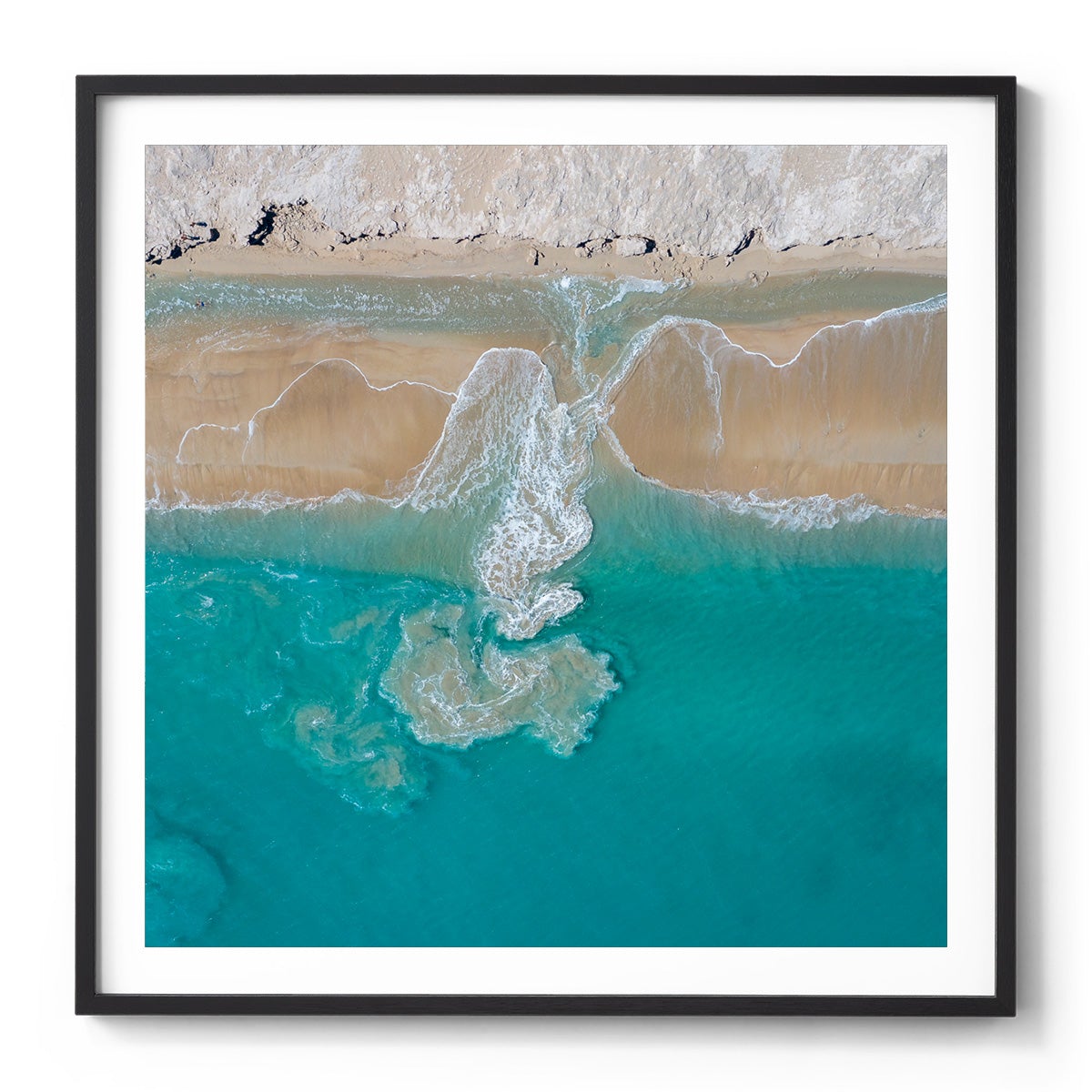 Coconut Well Patterns #2 - Square Framed Print