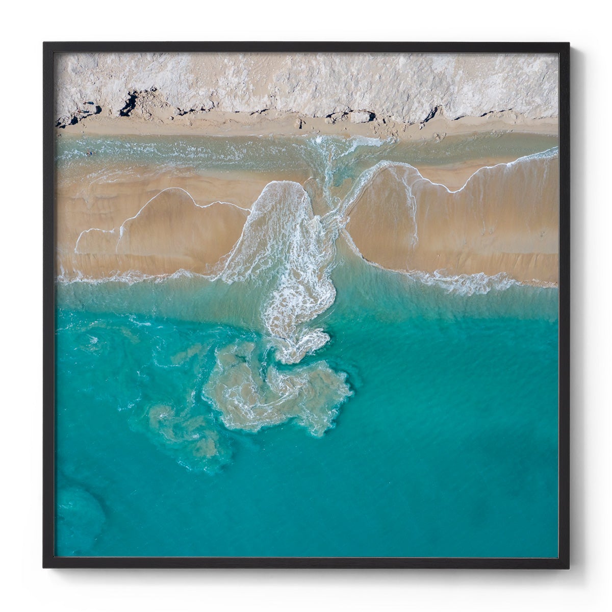 Coconut Well Patterns #2 - Square Framed Print