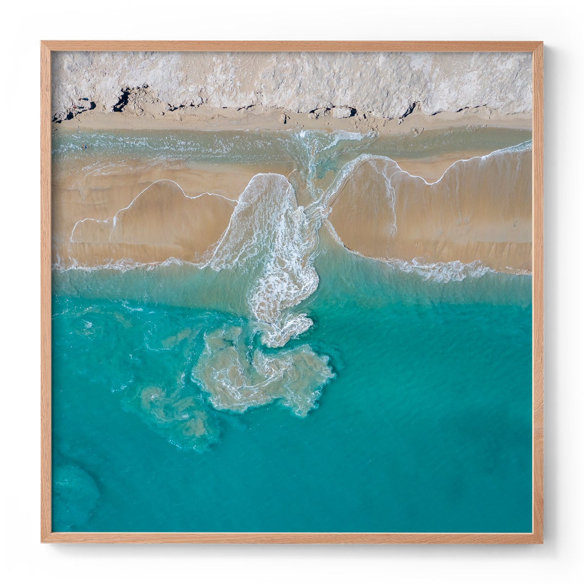Coconut Well Patterns #2 - Square Framed Print