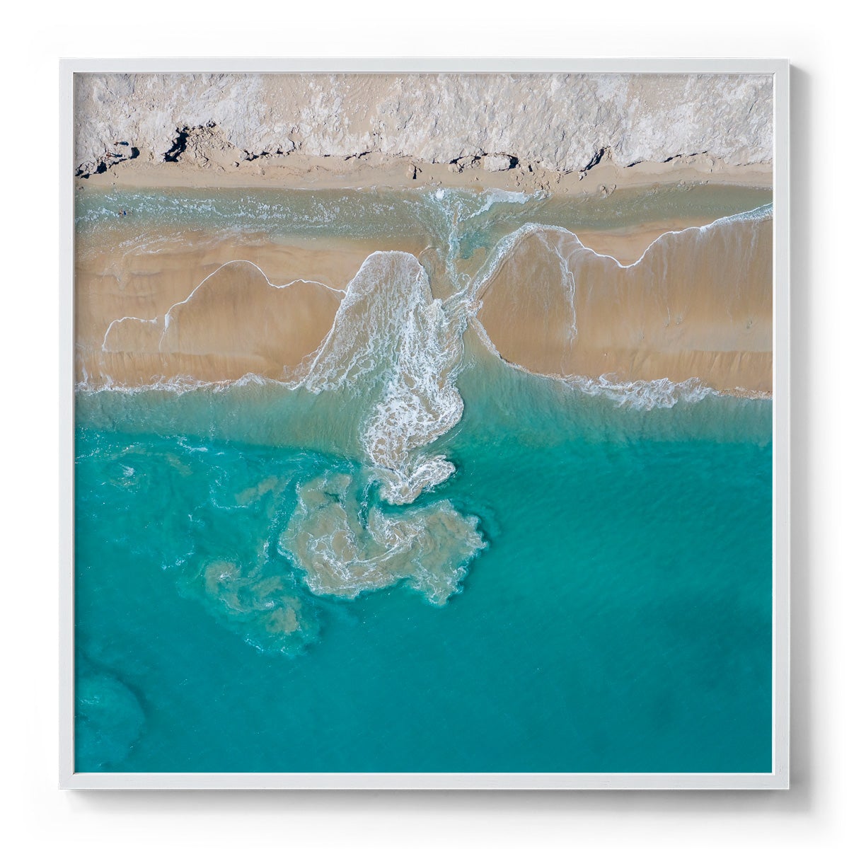 Coconut Well Patterns #2 - Square Framed Print