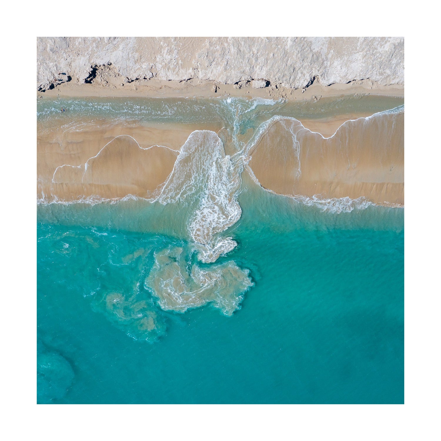 Coconut Well Patterns #2 - Square Framed Print