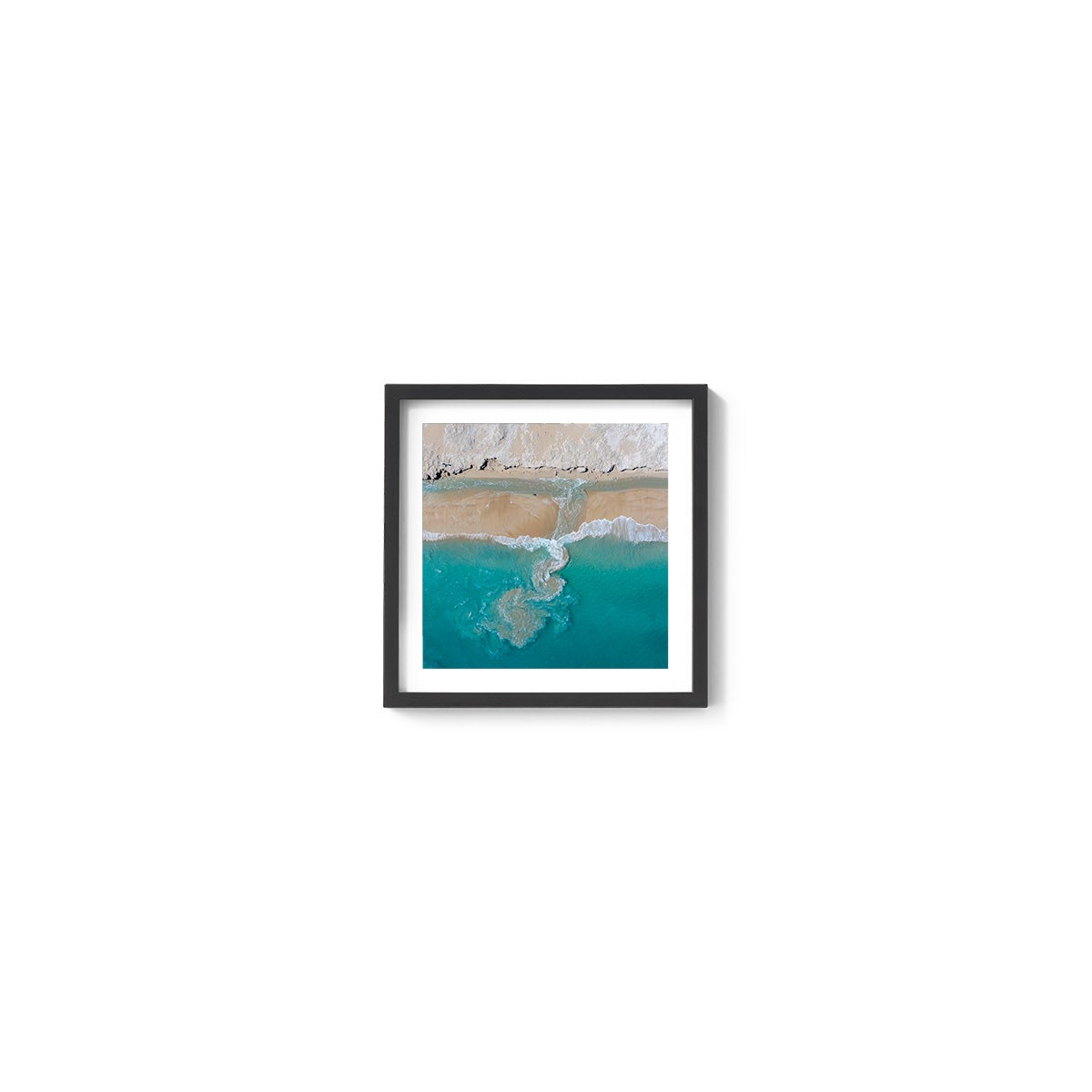 Coconut Well Patterns #3 - Square Framed Print