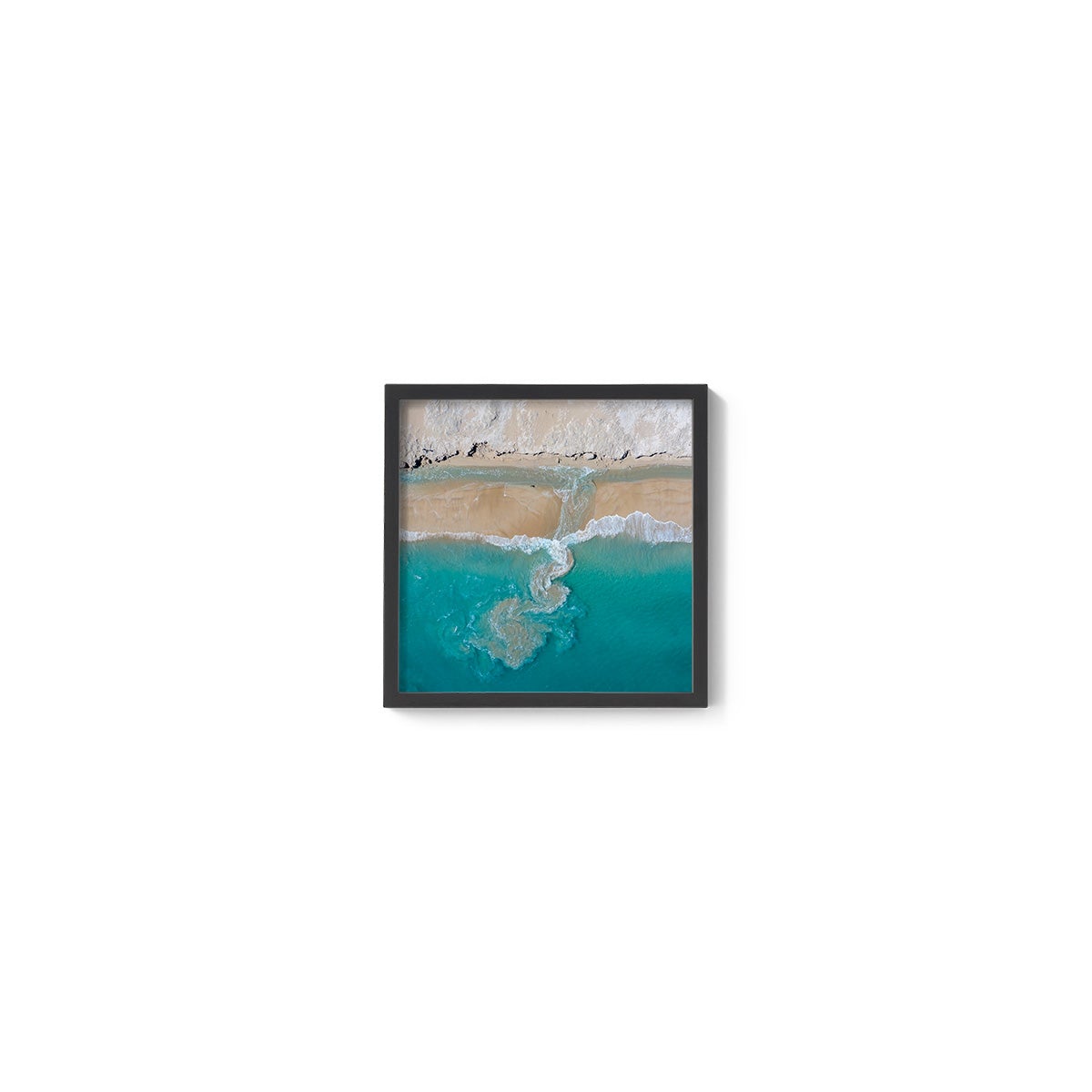 Coconut Well Patterns #3 - Square Framed Print