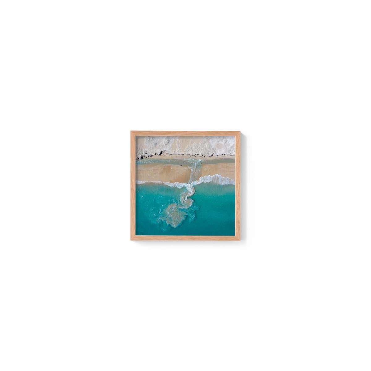 Coconut Well Patterns #3 - Square Framed Print