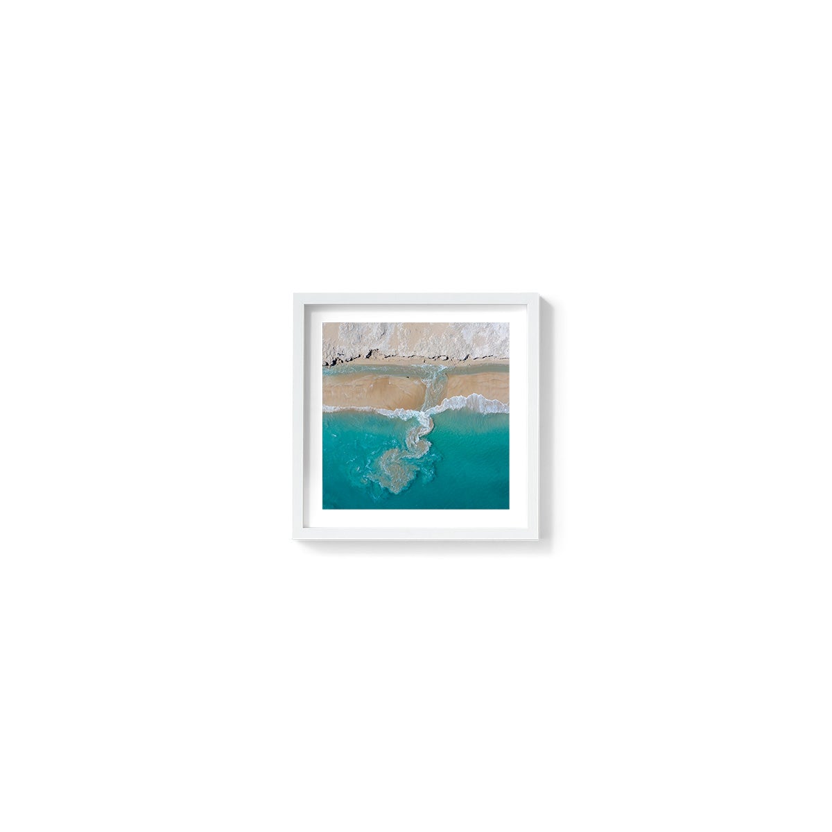 Coconut Well Patterns #3 - Square Framed Print