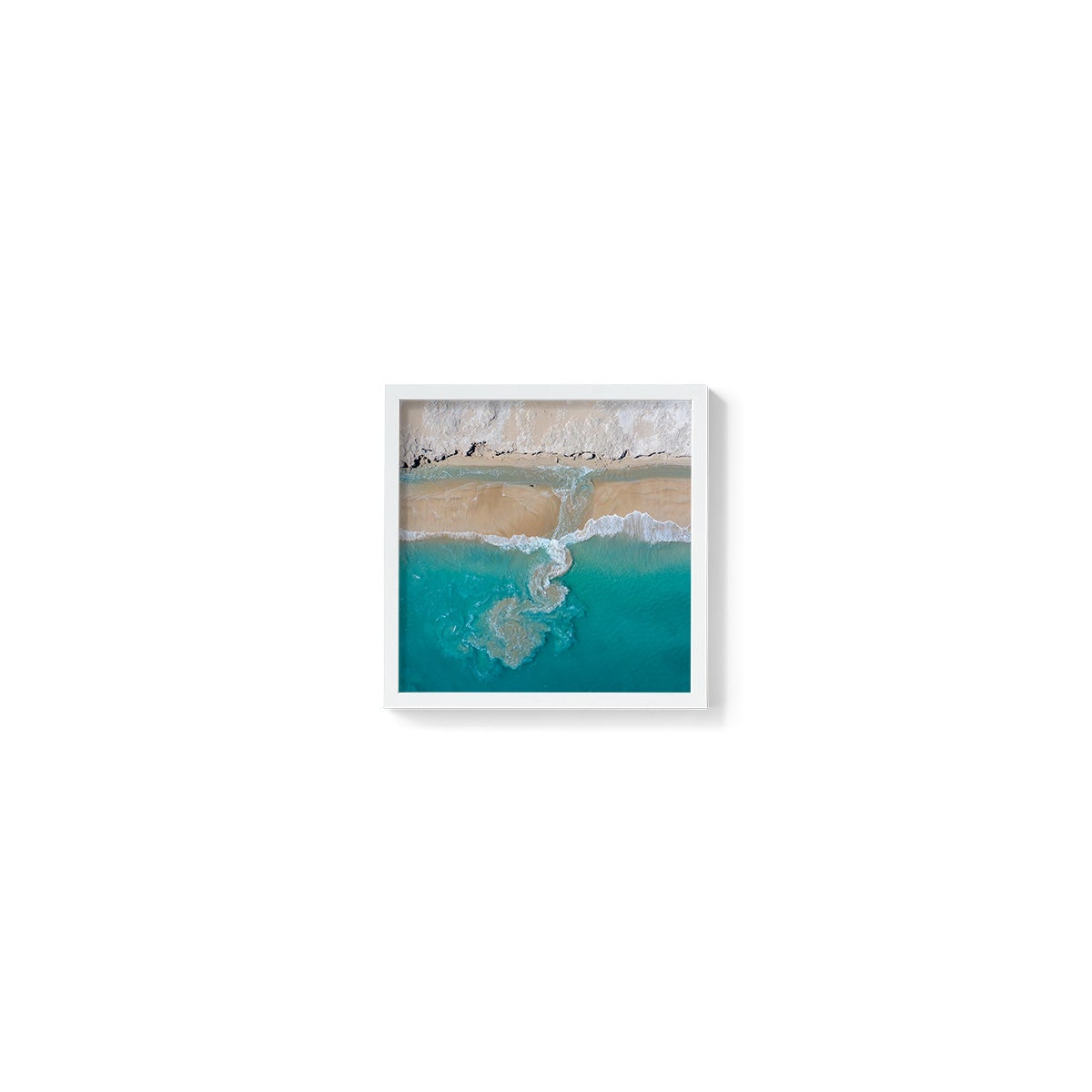Coconut Well Patterns #3 - Square Framed Print
