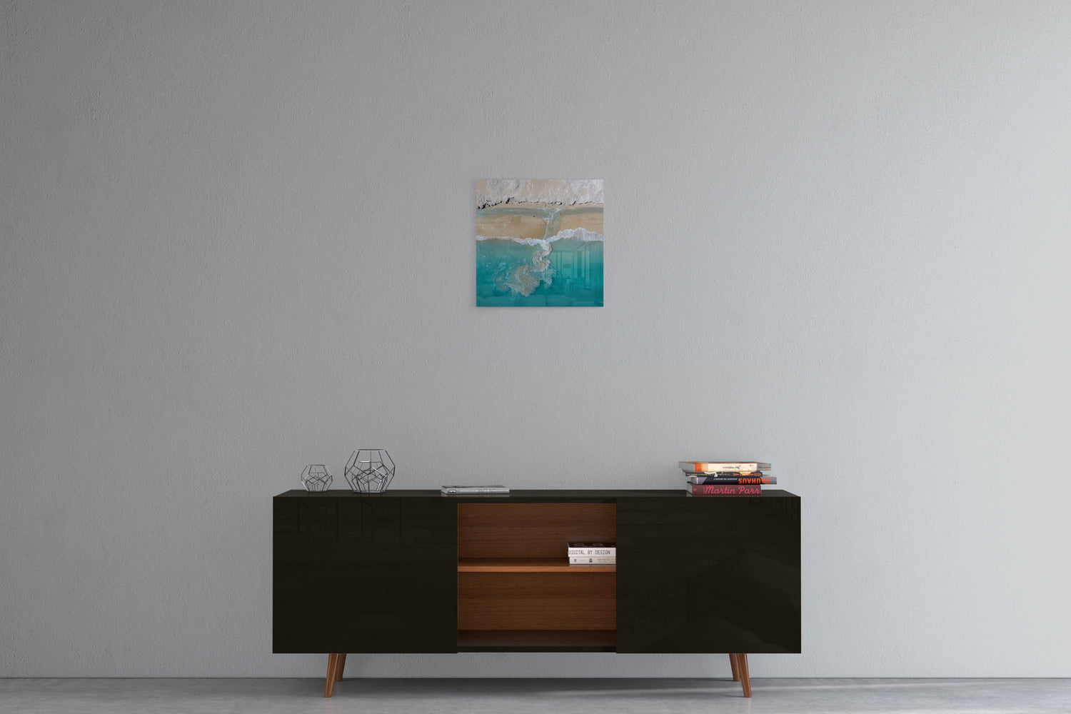 Willie Creek Tidal Abstract #1 - Square Acrylic Print
