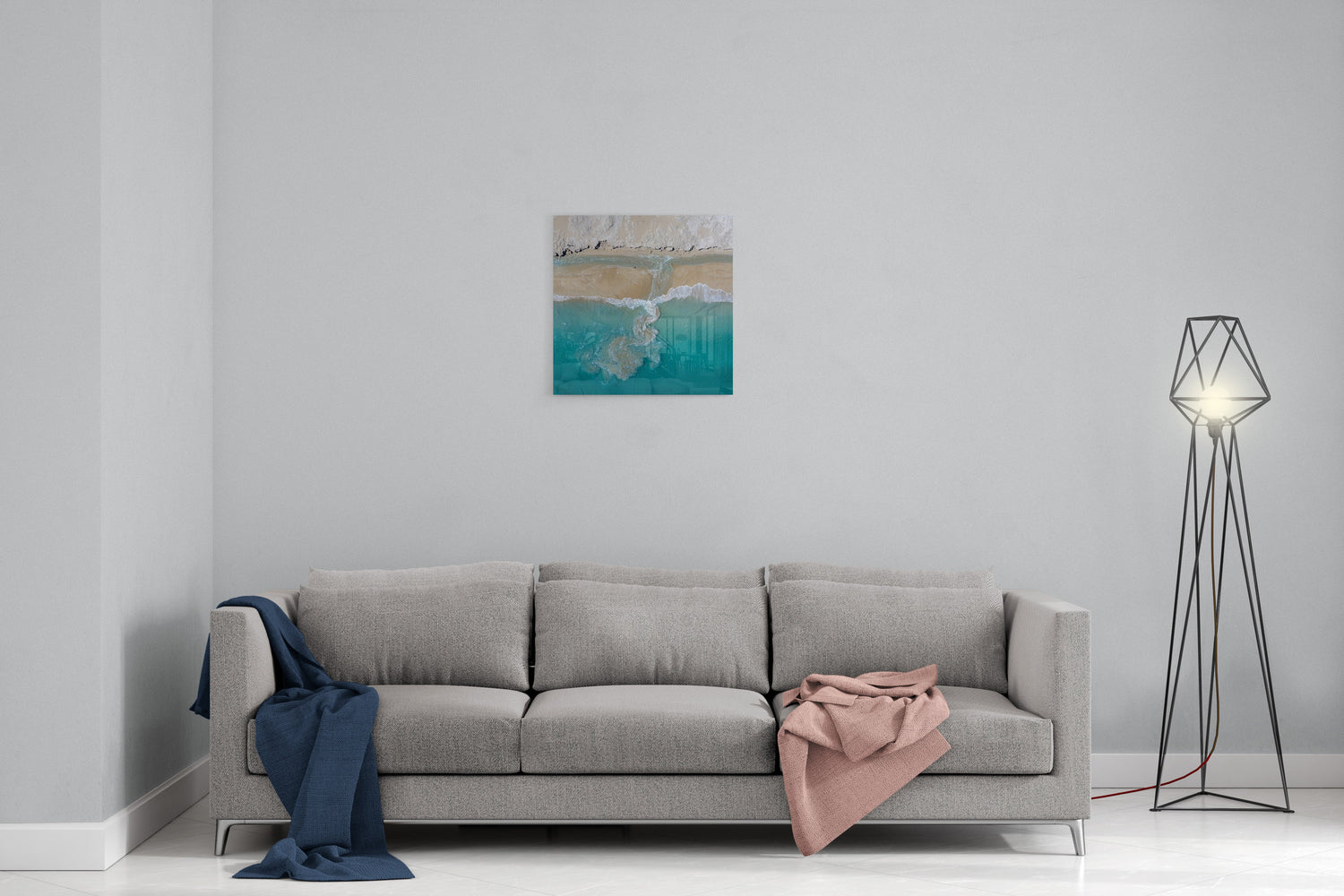 Coconut Well Patterns #3 - Square Acrylic Print