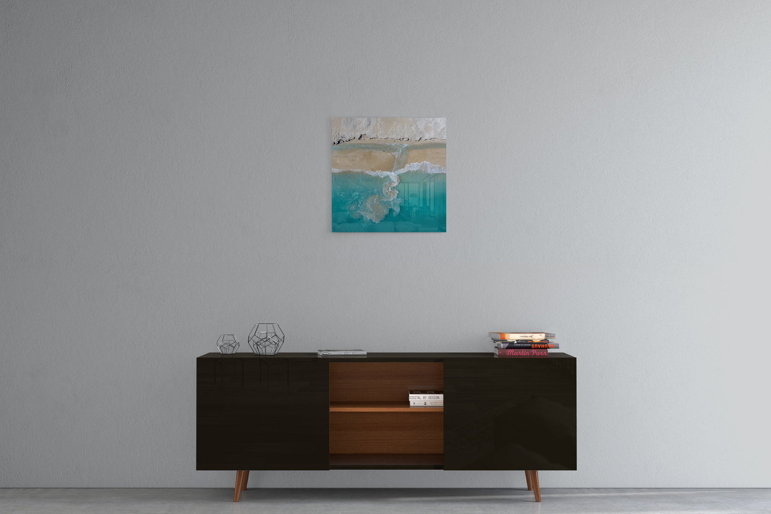 Willie Creek Tidal Abstract #1 - Square Acrylic Print