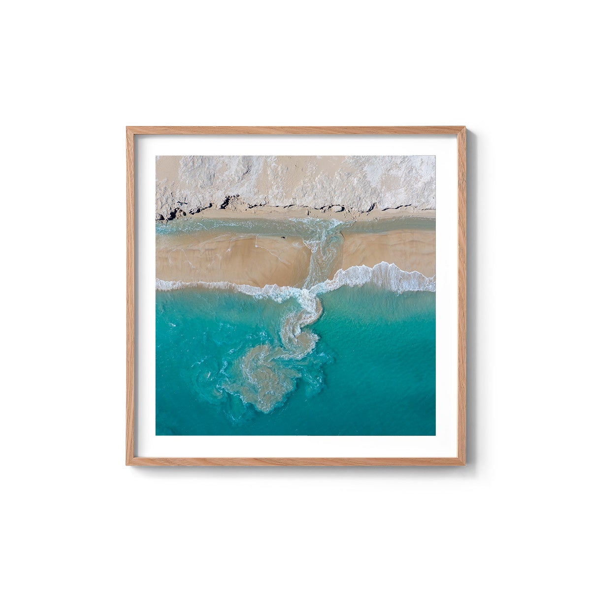 Coconut Well Patterns #3 - Square Framed Print