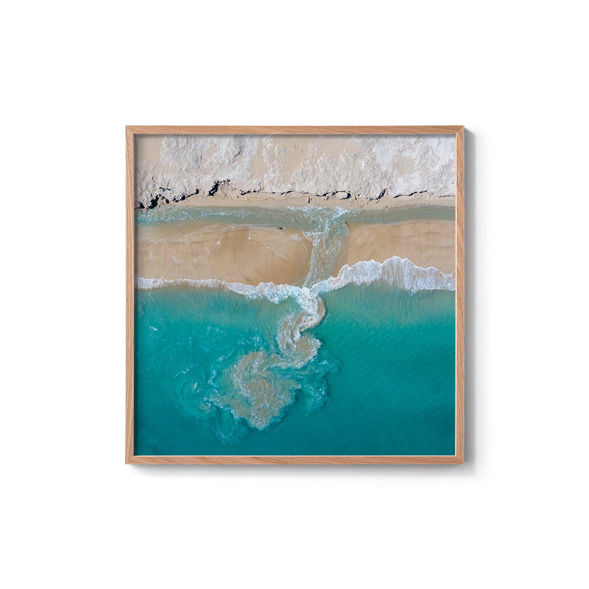 Coconut Well Patterns #3 - Square Framed Print