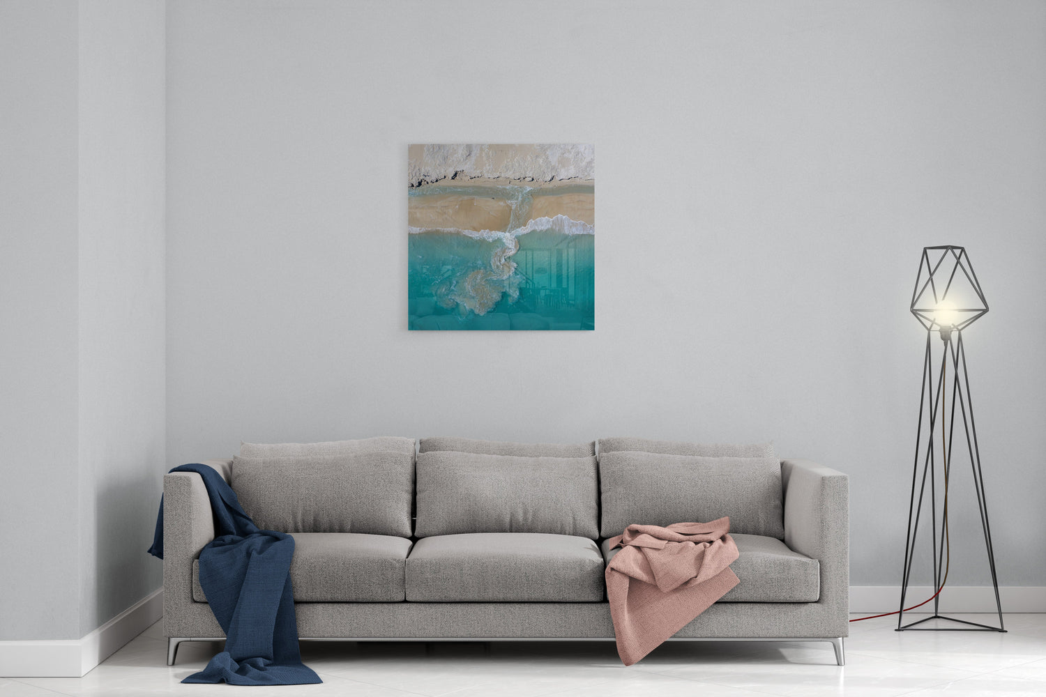 Coconut Well Patterns #3 - Square Acrylic Print