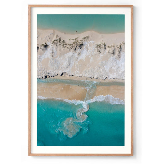 Coconut Well Patterns #3 - Framed Print