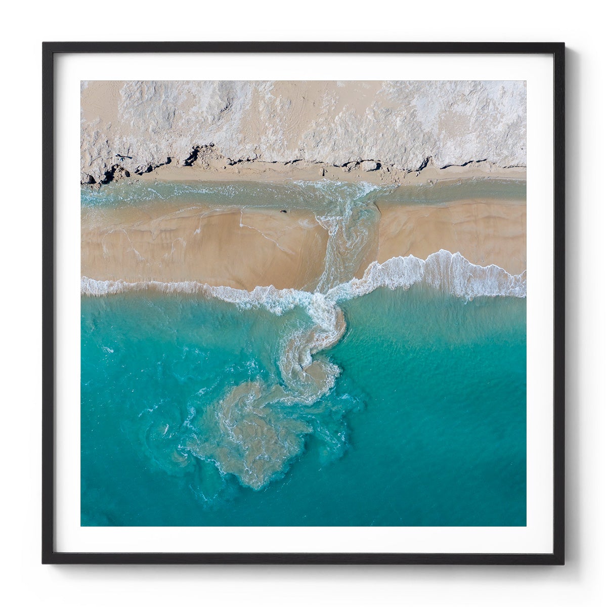 Coconut Well Patterns #3 - Square Framed Print