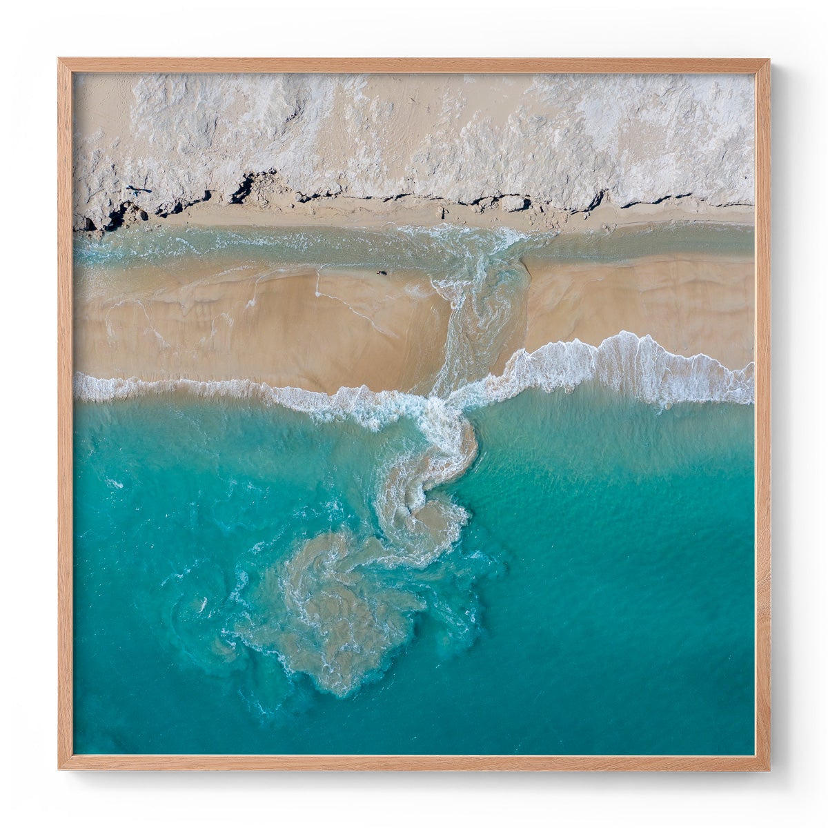 Coconut Well Patterns #3 - Square Framed Print