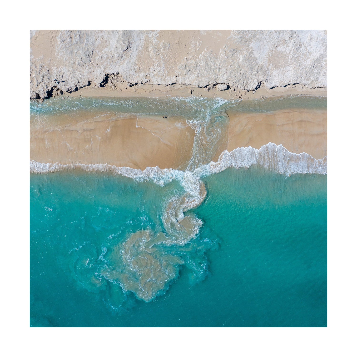 Coconut Well Patterns #3 - Square Framed Print