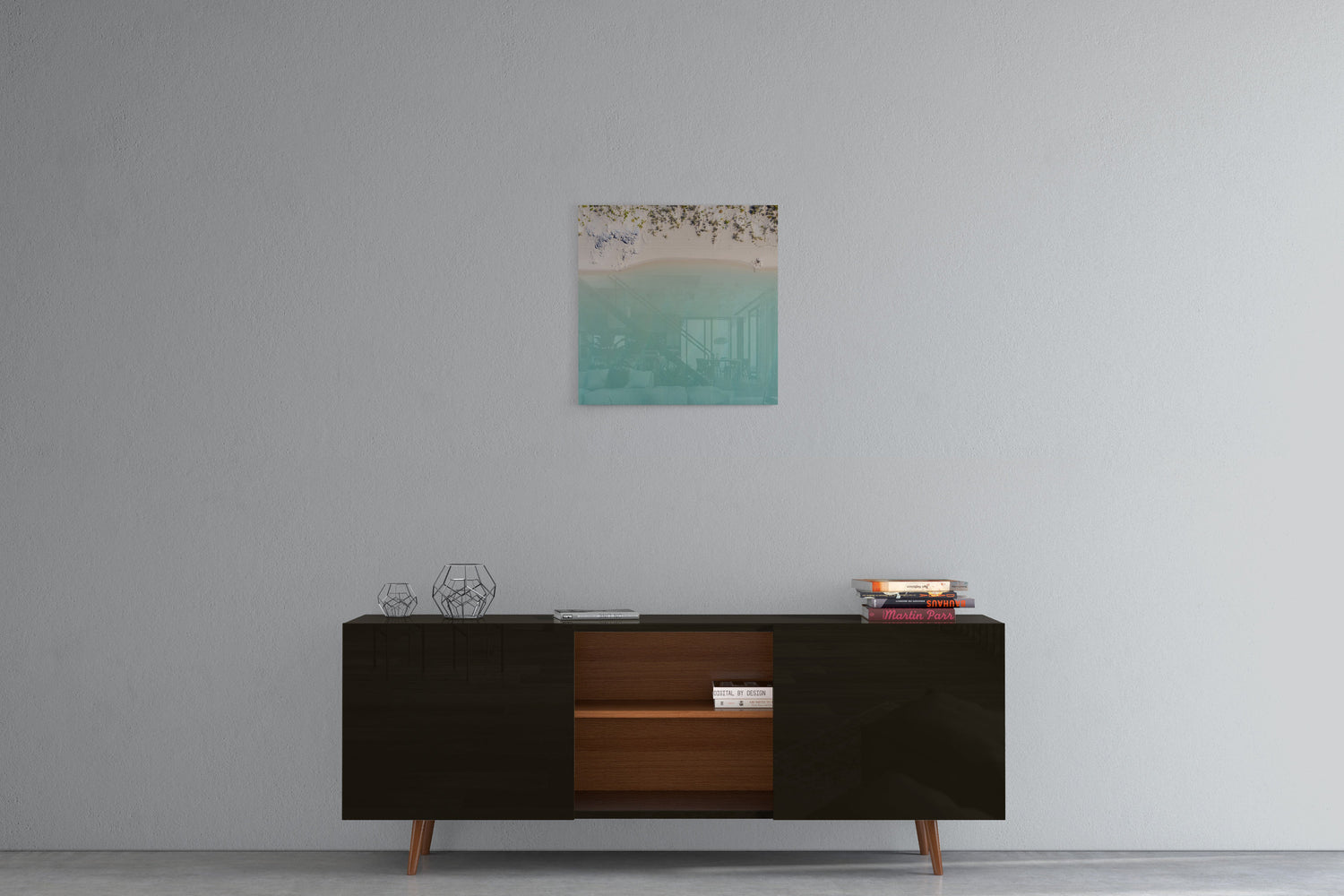 Coconut Well Lagoon - Square Acrylic Print
