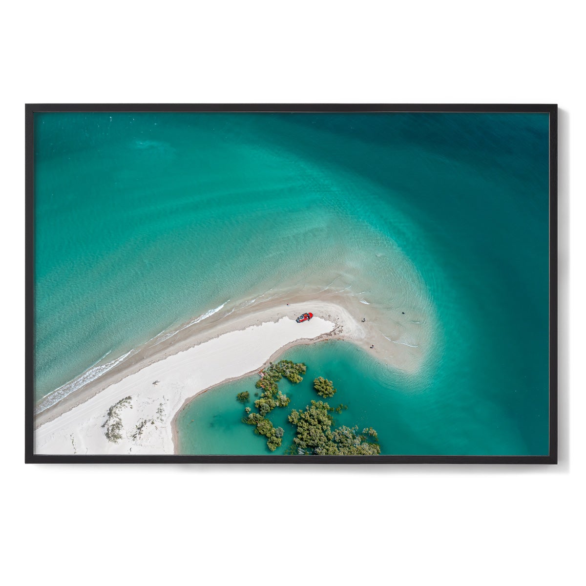 Barred Creek Sandbar - Framed Print