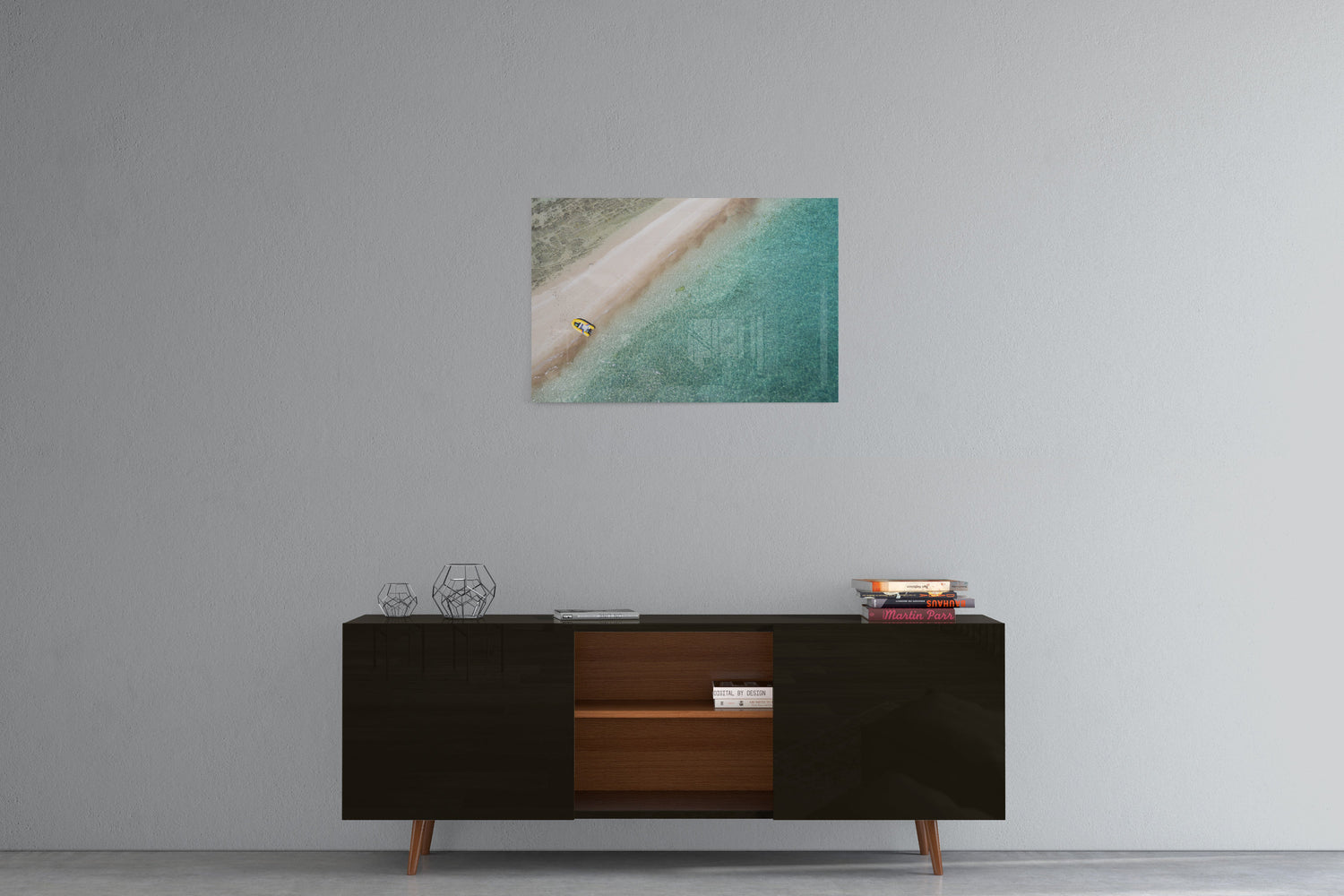 Langford Island Sandbar and Tender - Acrylic Print