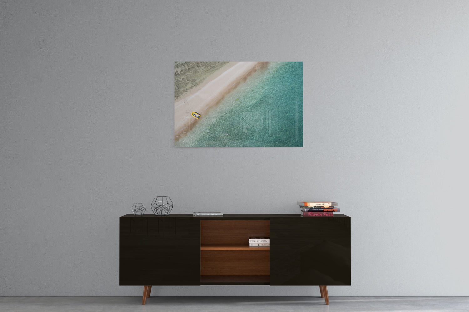 Langford Island Sandbar and Tender - Acrylic Print