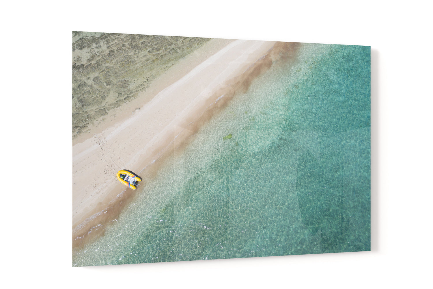 Langford Island Sandbar and Tender - Acrylic Print
