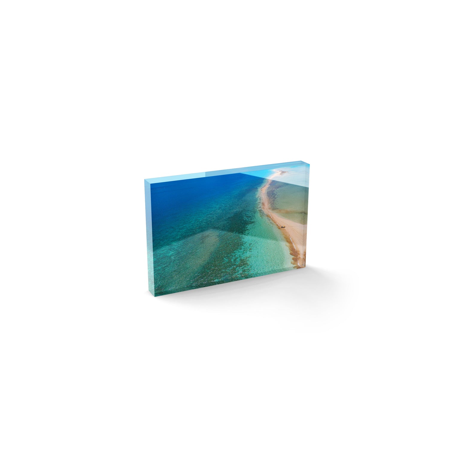 Langford Island Sandbar and Tender #2 - Acrylic ICE Block