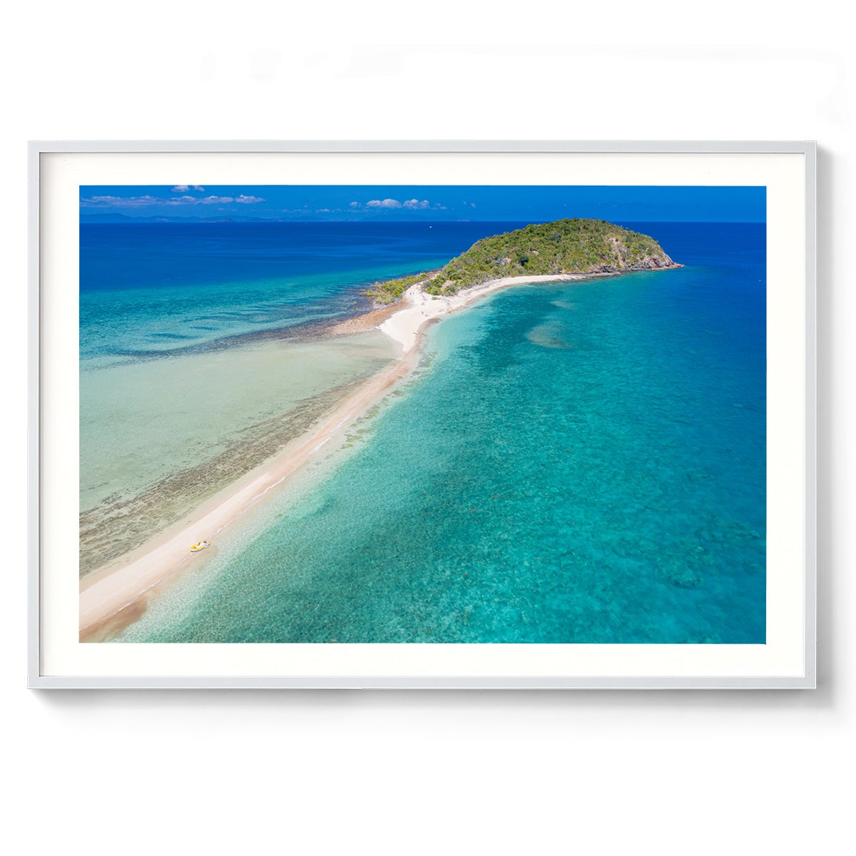 Langford Island and Reef - Framed Print