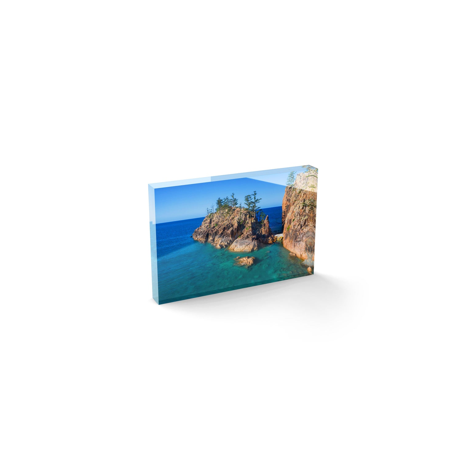 Dolphin Point, Blue Pearl Bay - Acrylic ICE Block
